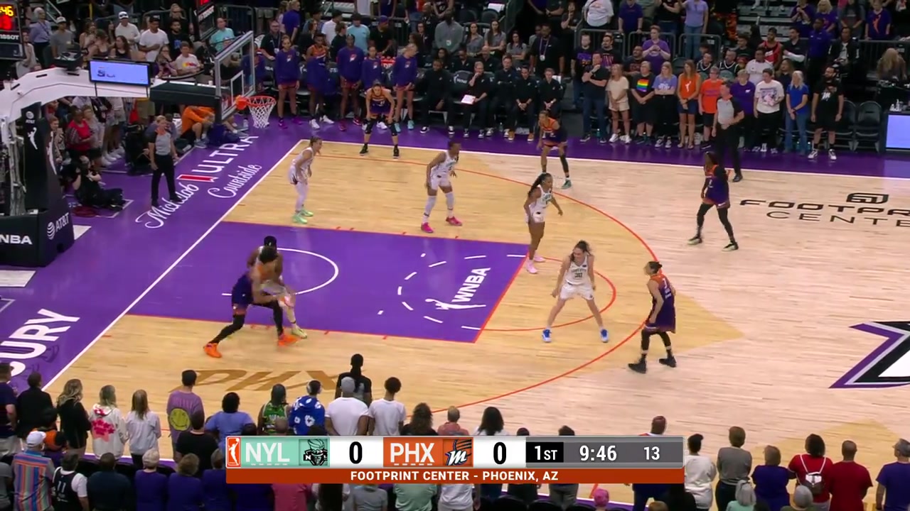 WNBA常规赛 纽约自由人 93 - 99 菲尼克斯水星 集锦