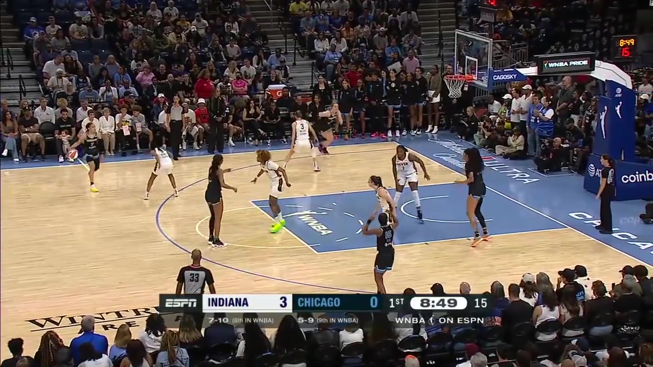 WNBA常规赛 印第安纳狂热 87 - 88 芝加哥天空 全场集锦