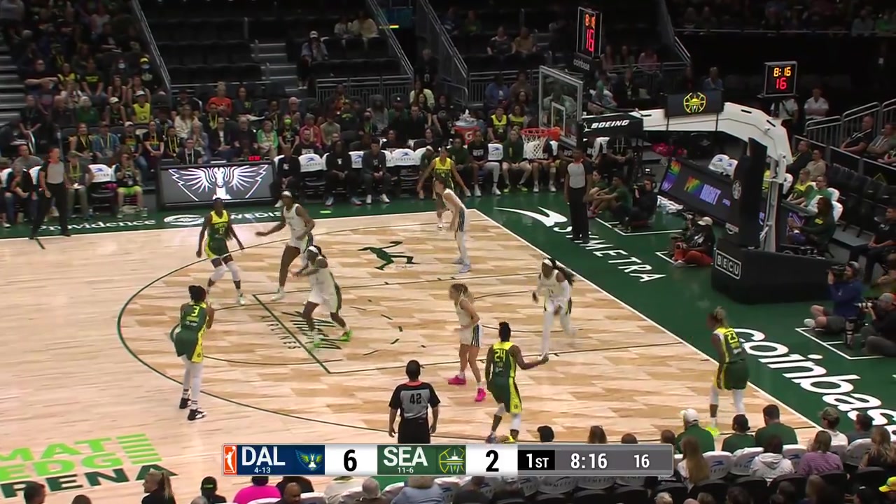 WNBA常规赛 达拉斯飞翼 76 - 97 西雅图风暴 集锦