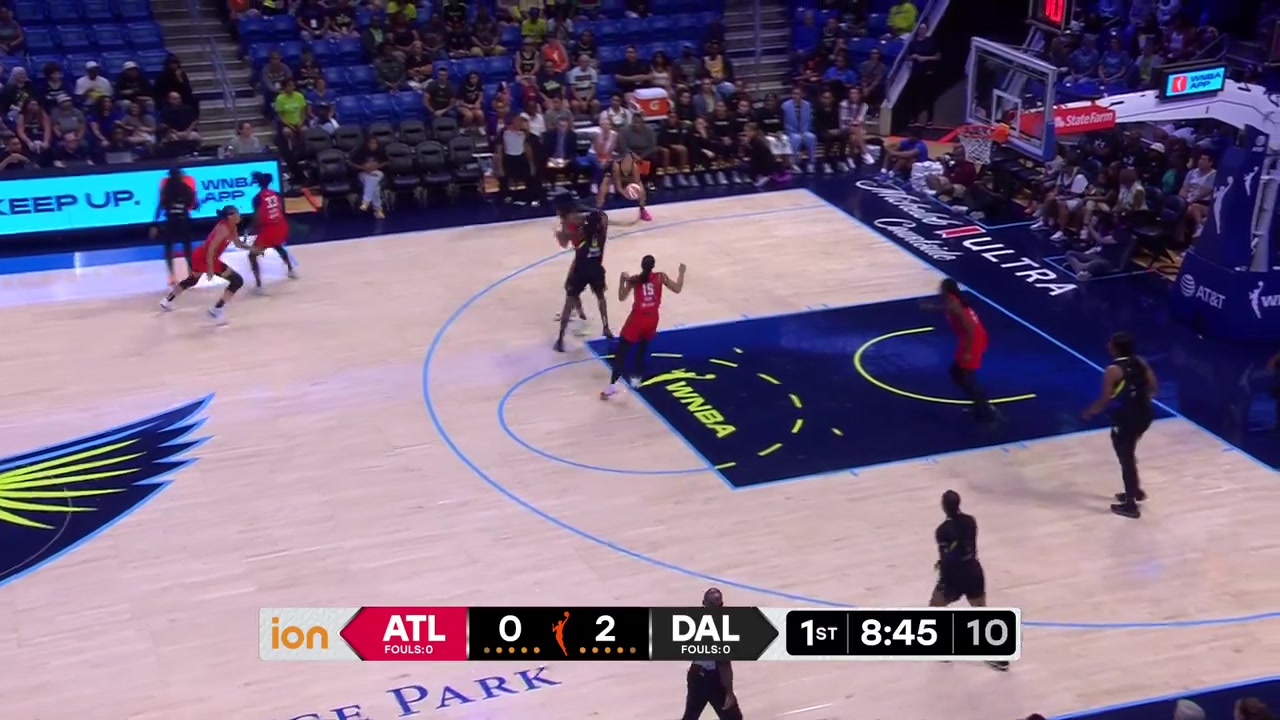 WNBA常规赛 亚特兰大梦想 82 - 85 达拉斯飞翼 集锦