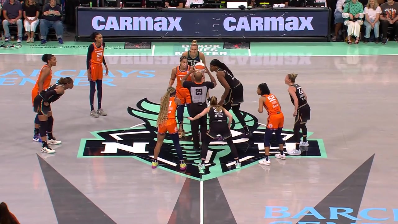 07月17日 WNBA 纽约自由人vs康涅狄格太阳 赛事录像集锦战报