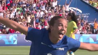 08月10日 奥运女足 美国女足vs巴西女足 视频录像集锦 精彩战报