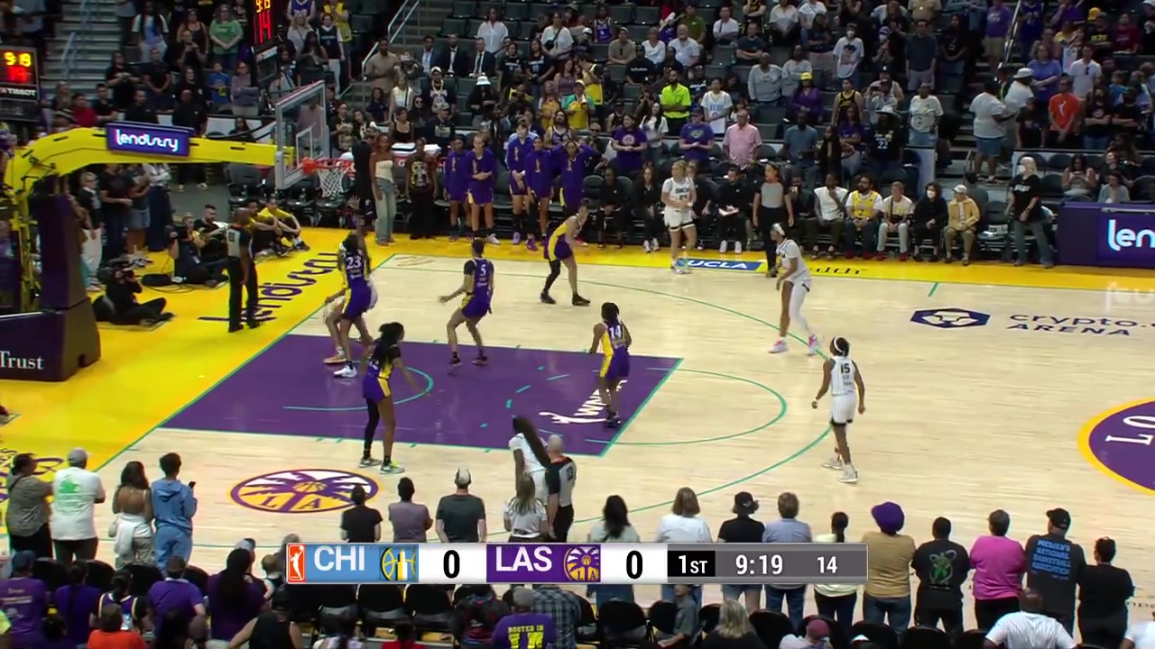 08月18日 WNBA 洛杉矶火花vs芝加哥天空 视频录像集锦 精彩战报