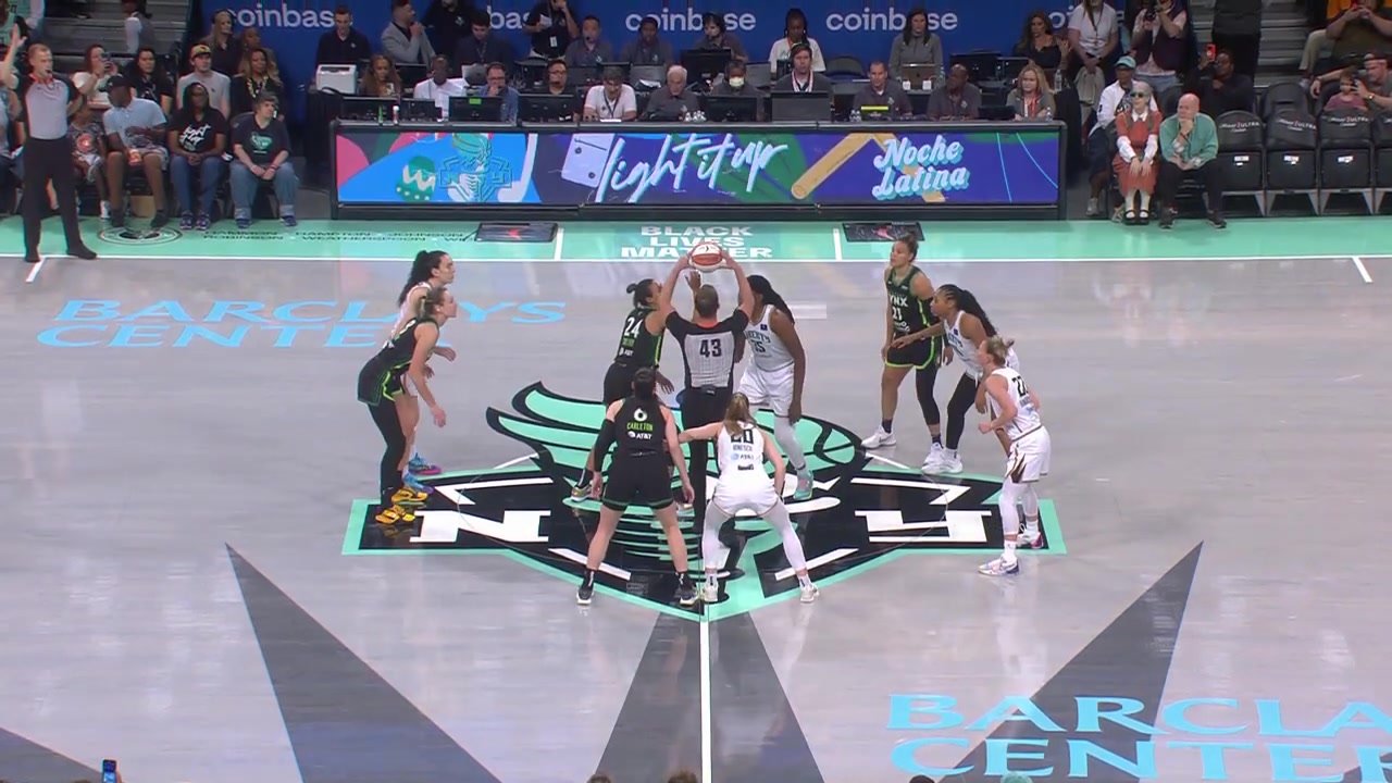 09月16日 WNBA 纽约自由人vs明尼苏达山猫 视频录像集锦 精彩战报