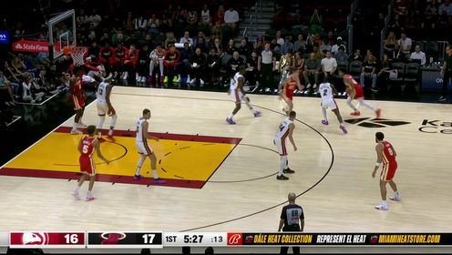 10月17日 NBA 热火vs老鹰 视频录像集锦 精彩战报