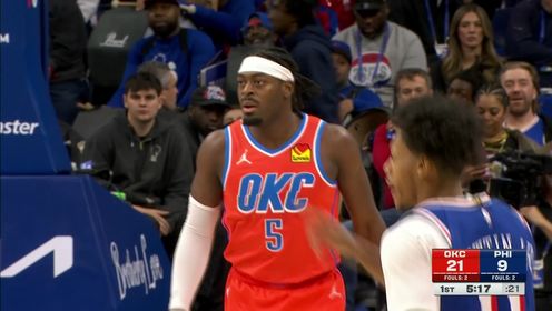01月15日 NBA 76人vs雷霆 视频录像集锦 精彩战报