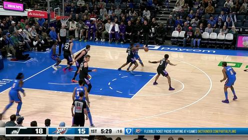 01月23日 NBA 雷霆vs爵士 视频录像集锦 精彩战报