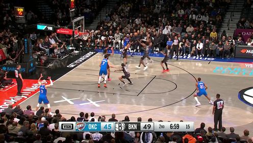 02月27日 NBA 篮网vs雷霆 视频录像集锦 精彩战报