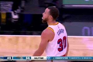 02月28日 NBA 魔术vs勇士 视频录像集锦 精彩战报
