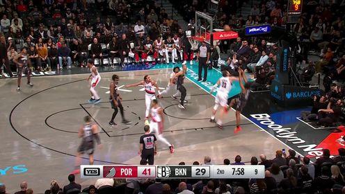 03月01日 NBA 篮网vs开拓者 视频录像集锦 精彩战报