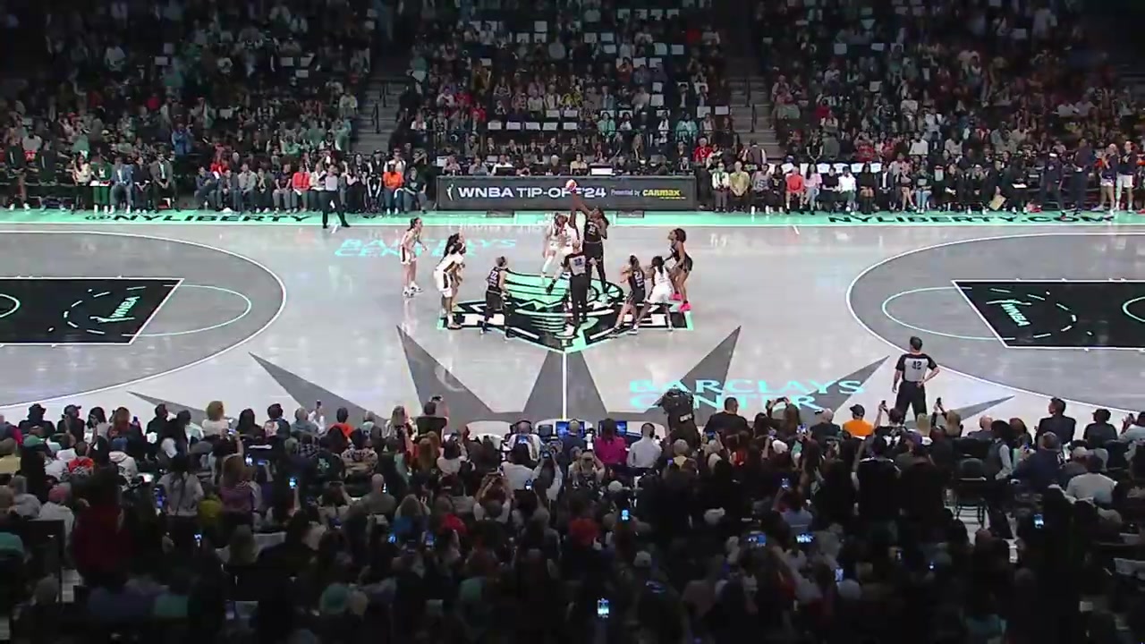 2024年05月19日 05月19日WNBA常规赛 印第安纳狂热80-91纽约自由人 全场集锦