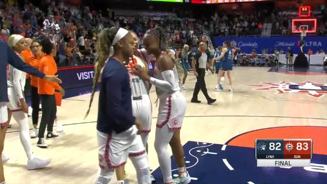 2024年05月24日 WNBA常规赛 明尼苏达山猫 82 - 83 康涅狄格太阳 全场集锦