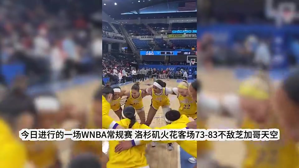 WNBA常规赛 洛杉矶火花 73 - 83 芝加哥天空 全场集锦