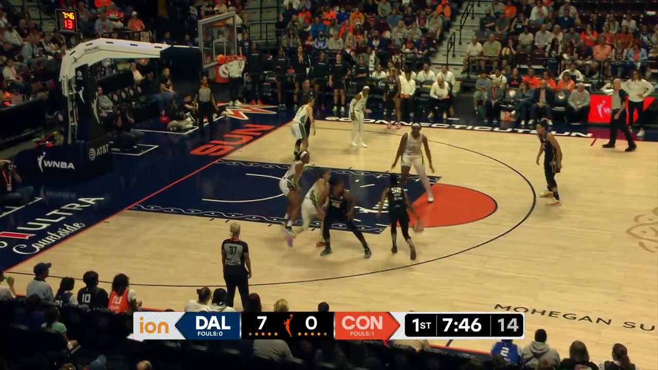WNBA常规赛 达拉斯飞翼 - 康涅狄格太阳 集锦