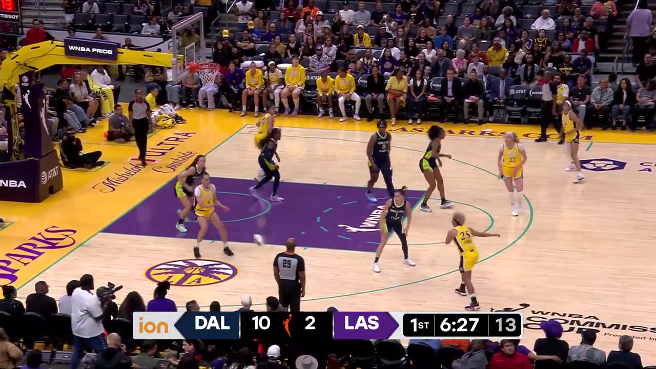WNBA常规赛 达拉斯飞翼 72 - 81 洛杉矶火花 全场集锦