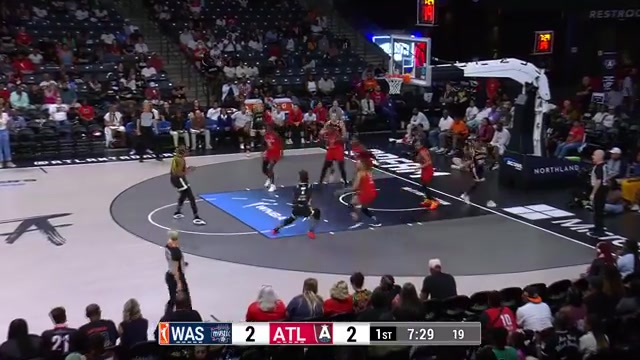 WNBA常规赛 华盛顿神秘人 87 - 68 亚特兰大梦想 集锦